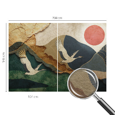 Flis fototapeta za otroško sobo Žerjavi vzhoda