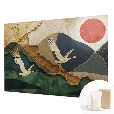 Flis fototapeta za otroško sobo Žerjavi vzhoda