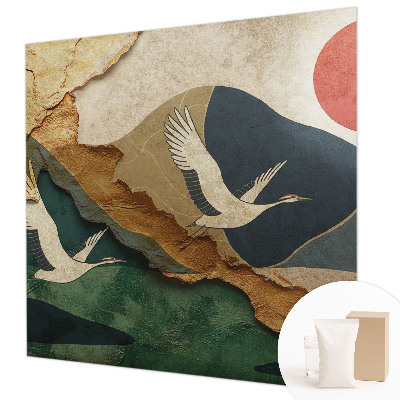 Flis fototapeta za otroško sobo Žerjavi vzhoda