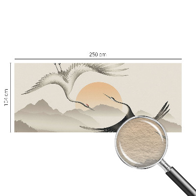 Netkana fototapeta Vzhodni žerjavi