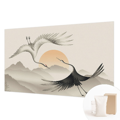 Netkana fototapeta Vzhodni žerjavi