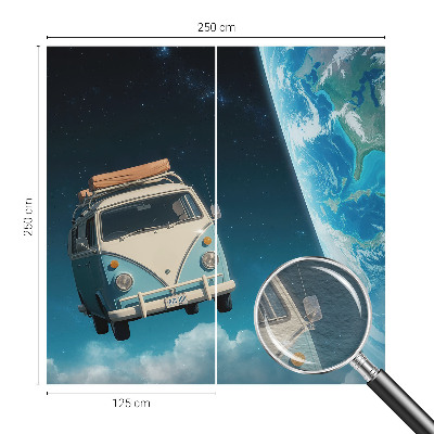 Stenska fototapeta flis Vesoljsko potovanje