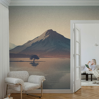 Fototapeta za spalnico z motivom gorske pokrajine