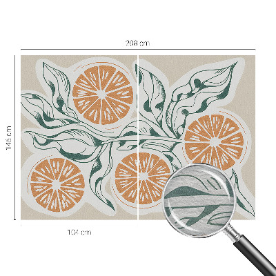 Fototapeta za dnevno sobo Vzorci sadja