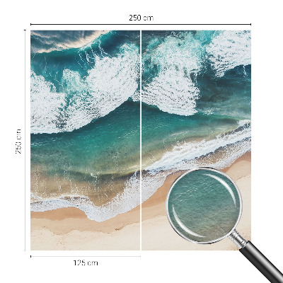 Flis fototapeta za otroško sobo Morski valovi