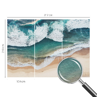 Flis fototapeta za otroško sobo Morski valovi