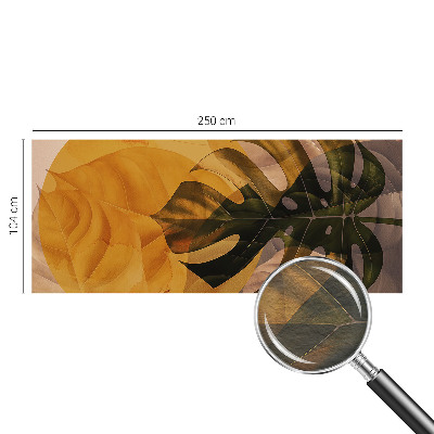Fototapeta z motivom abstraktnih listov