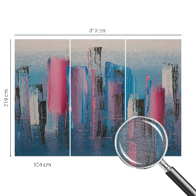 Stenska fototapeta flis z motivom abstraktnih črt