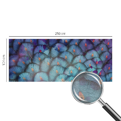 Netkana fototapeta Barvito perje