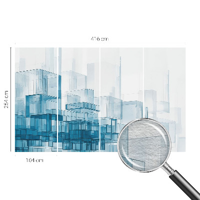 Flis fototapeta Prozorne kocke