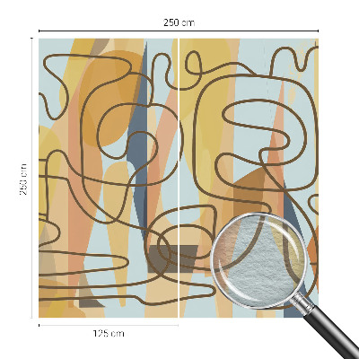 Tiskana fototapeta flis Abstraktne oblike