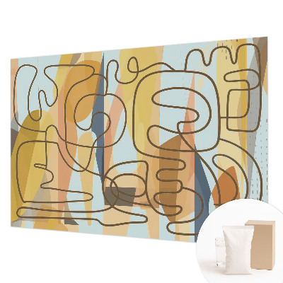 Tiskana fototapeta flis Abstraktne oblike