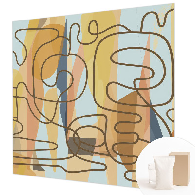 Tiskana fototapeta flis Abstraktne oblike