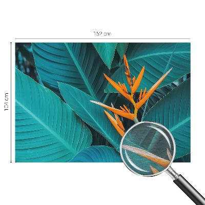 Fototapeta za steno z motivom listnatih cvetov