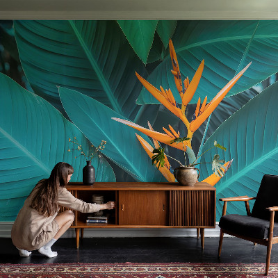 Fototapeta za steno Listnati cvetovi