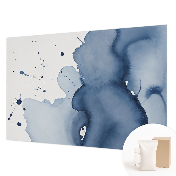 Fototapeta po meri Temno modri brizgi