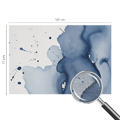 Fototapeta po meri Temno modri brizgi