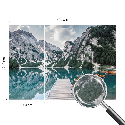 Fototapeta za spalnico z gorsko panoramo