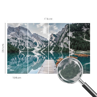 Fototapeta za spalnico z gorsko panoramo