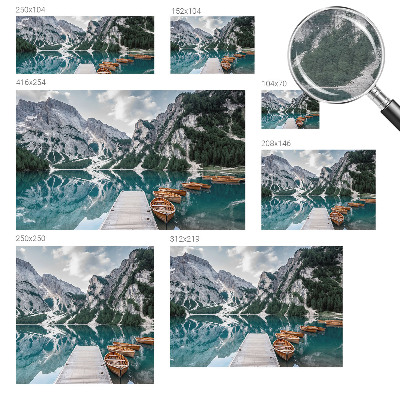 Fototapeta za spalnico z gorsko panoramo