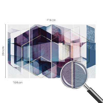 Visokokakovostna fototapeta z motivom geometričnih kock