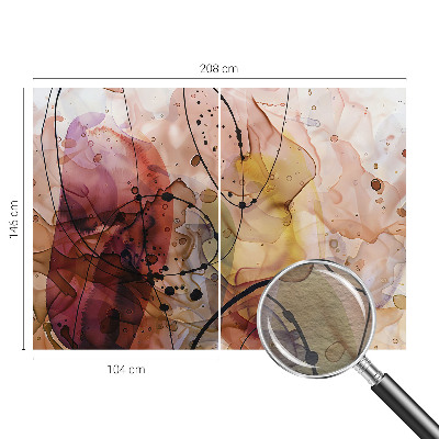 Fototapeta s tiskom z abstraktnim motivom z naslovom Abstraktna harmonija