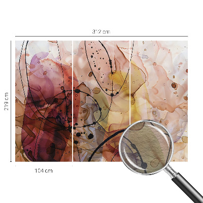 Fototapeta s tiskom z abstraktnim motivom z naslovom Abstraktna harmonija