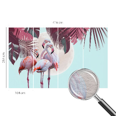 Stenska dekoracija fototapeta Eksotične ptice