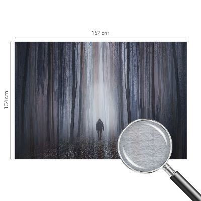 Dekorativna fototapeta z motivom gozdne tišine
