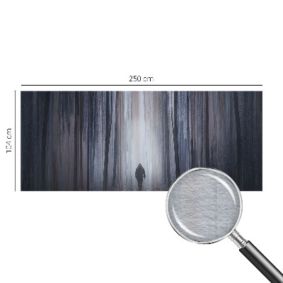Dekorativna fototapeta z motivom gozdne tišine