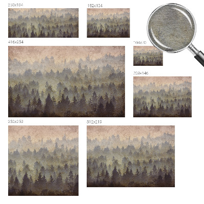 Foto tapeta Gozdna megla