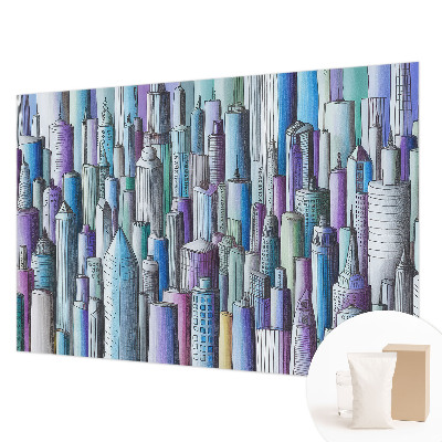Flis fototapeta Mestni nebotičniki