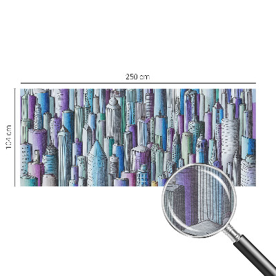 Flis fototapeta Mestni nebotičniki