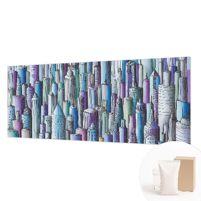 Flis fototapeta Mestni nebotičniki