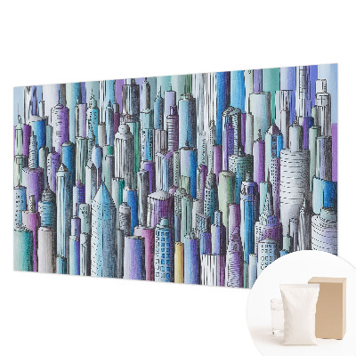 Flis fototapeta Mestni nebotičniki