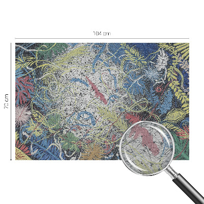 Tiskana fototapeta flis Rastlinski vrtinci