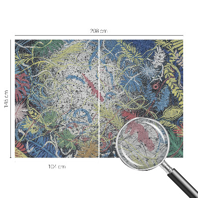 Tiskana fototapeta flis Rastlinski vrtinci