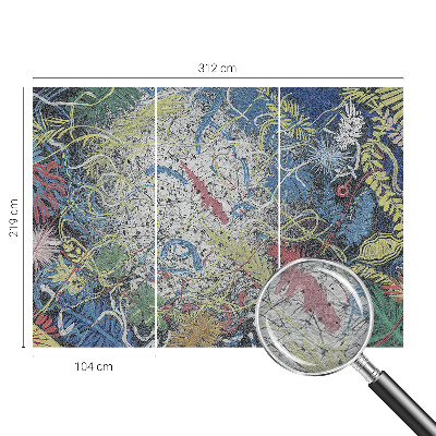 Tiskana fototapeta flis Rastlinski vrtinci