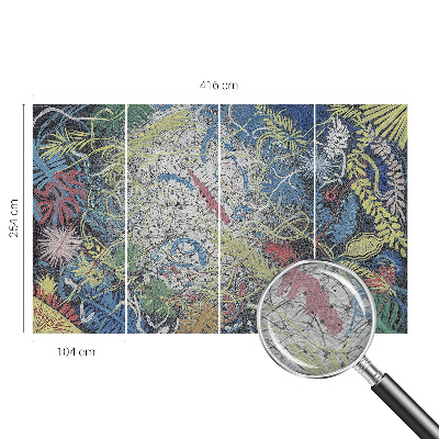 Tiskana fototapeta flis Rastlinski vrtinci