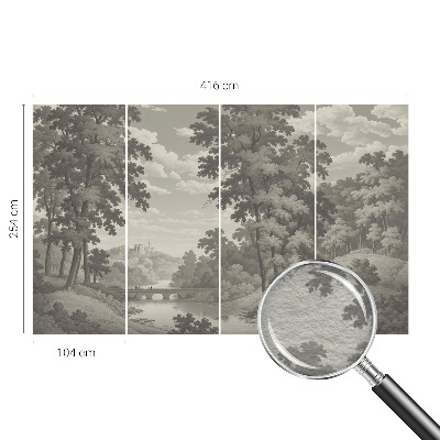Fototapeta za steno Grad in most