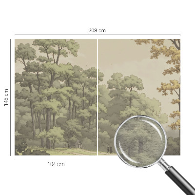 Fototapeta po meri Gozdna idila