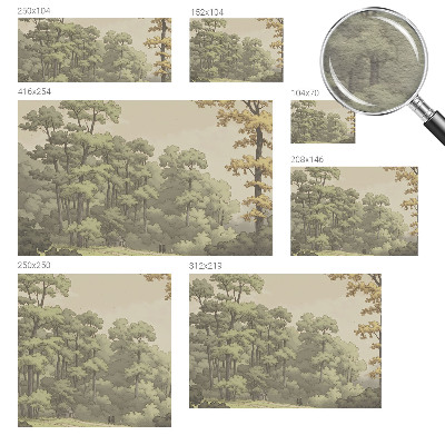 Fototapeta po meri Gozdna idila