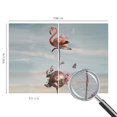 Fototapeta za dnevno sobo Eleganten flamingo