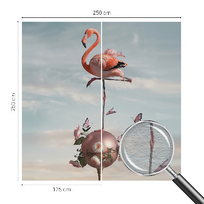 Fototapeta za dnevno sobo Eleganten flamingo