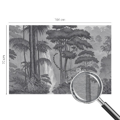 Stenska dekoracija fototapeta Tropska džungla