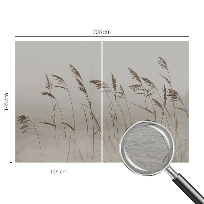 Flis fototapeta Trave v megli