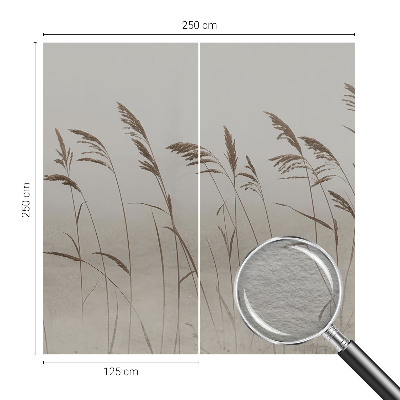 Flis fototapeta Trave v megli