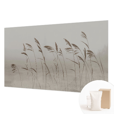 Flis fototapeta Trave v megli