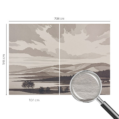 Flis fototapeta za otroško sobo Mirna pokrajina