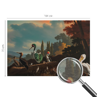 Fototapeta po meri Slikovite ptice